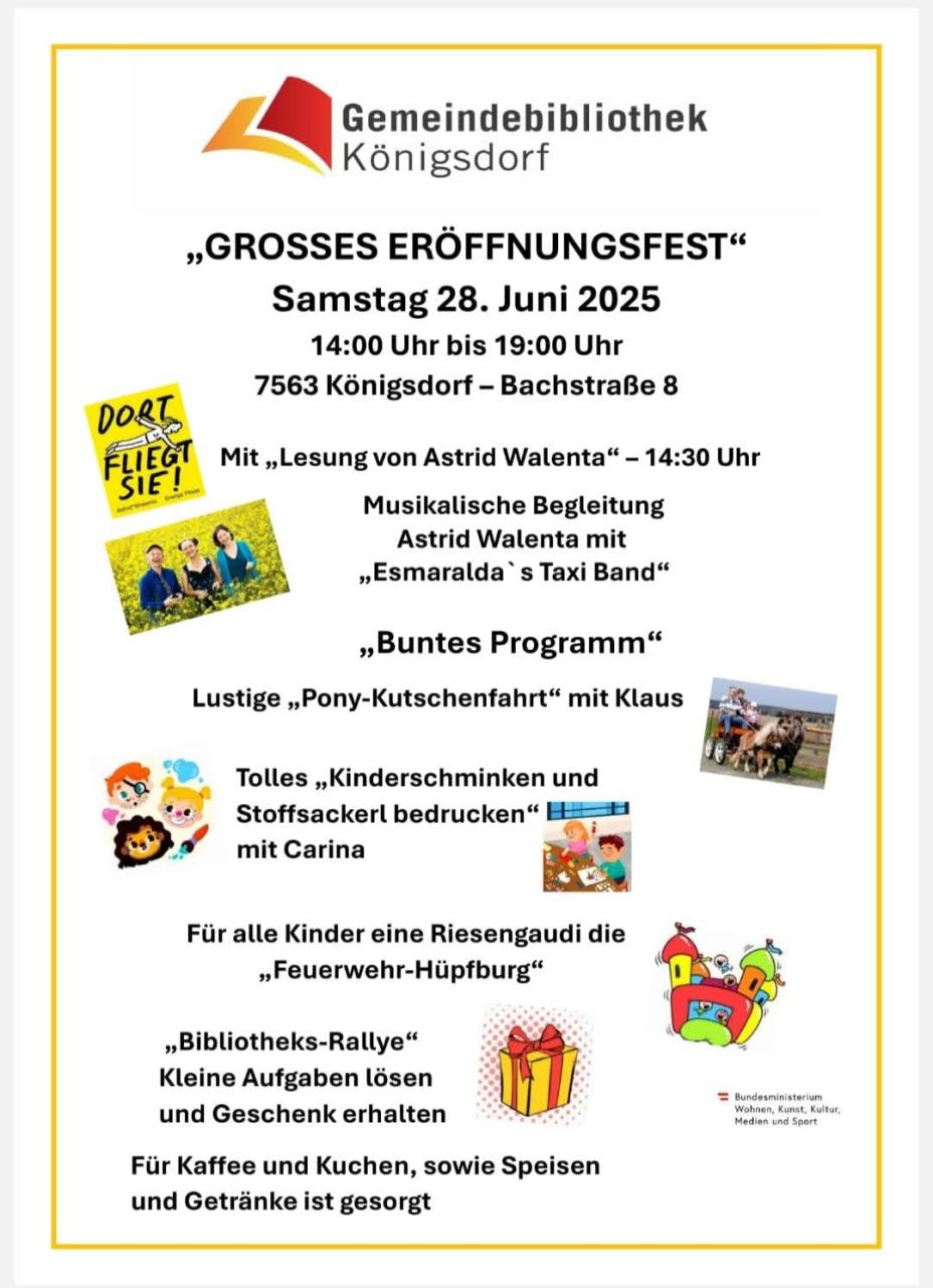Plakat Eröffnungsfest