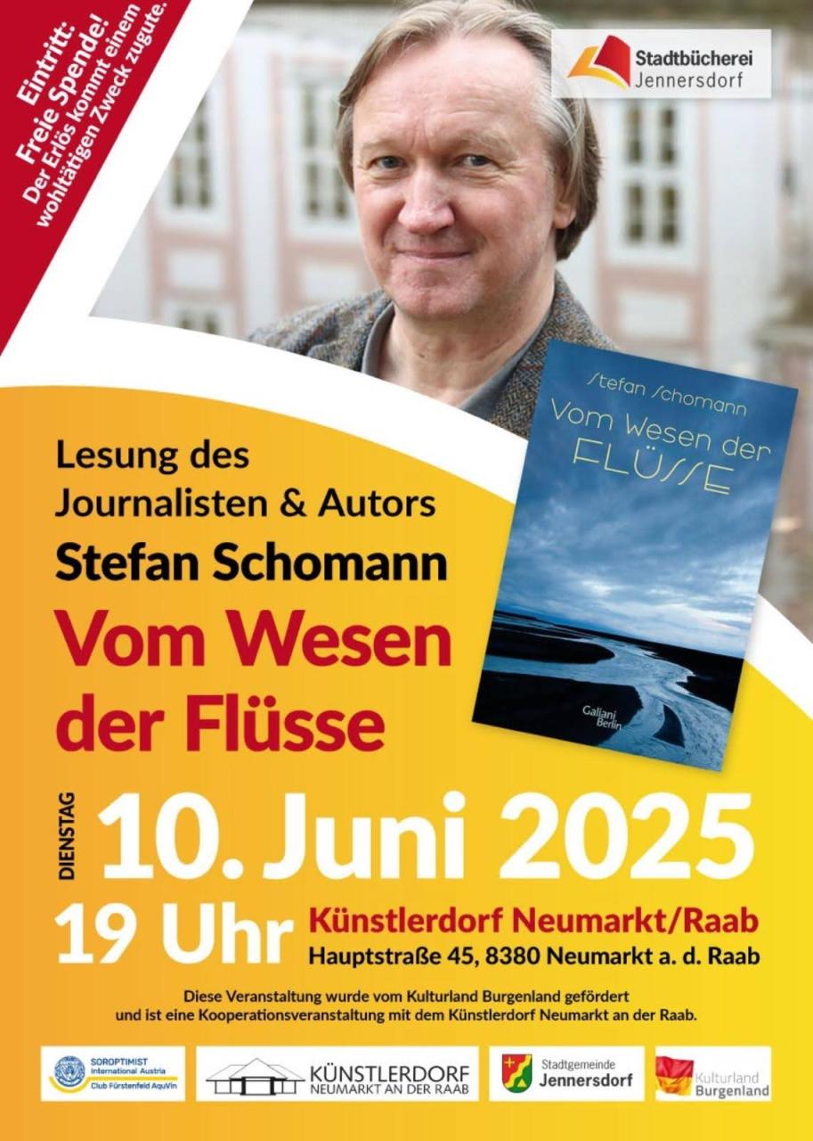 Plakat Lesung Schomann