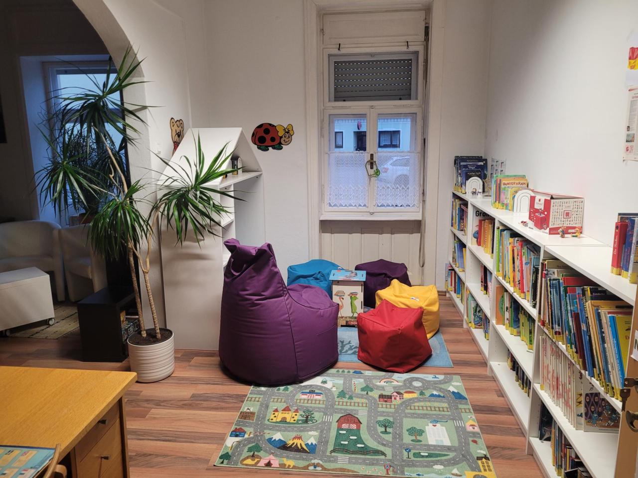 Kinderbereich Bücherei Mogersdorf