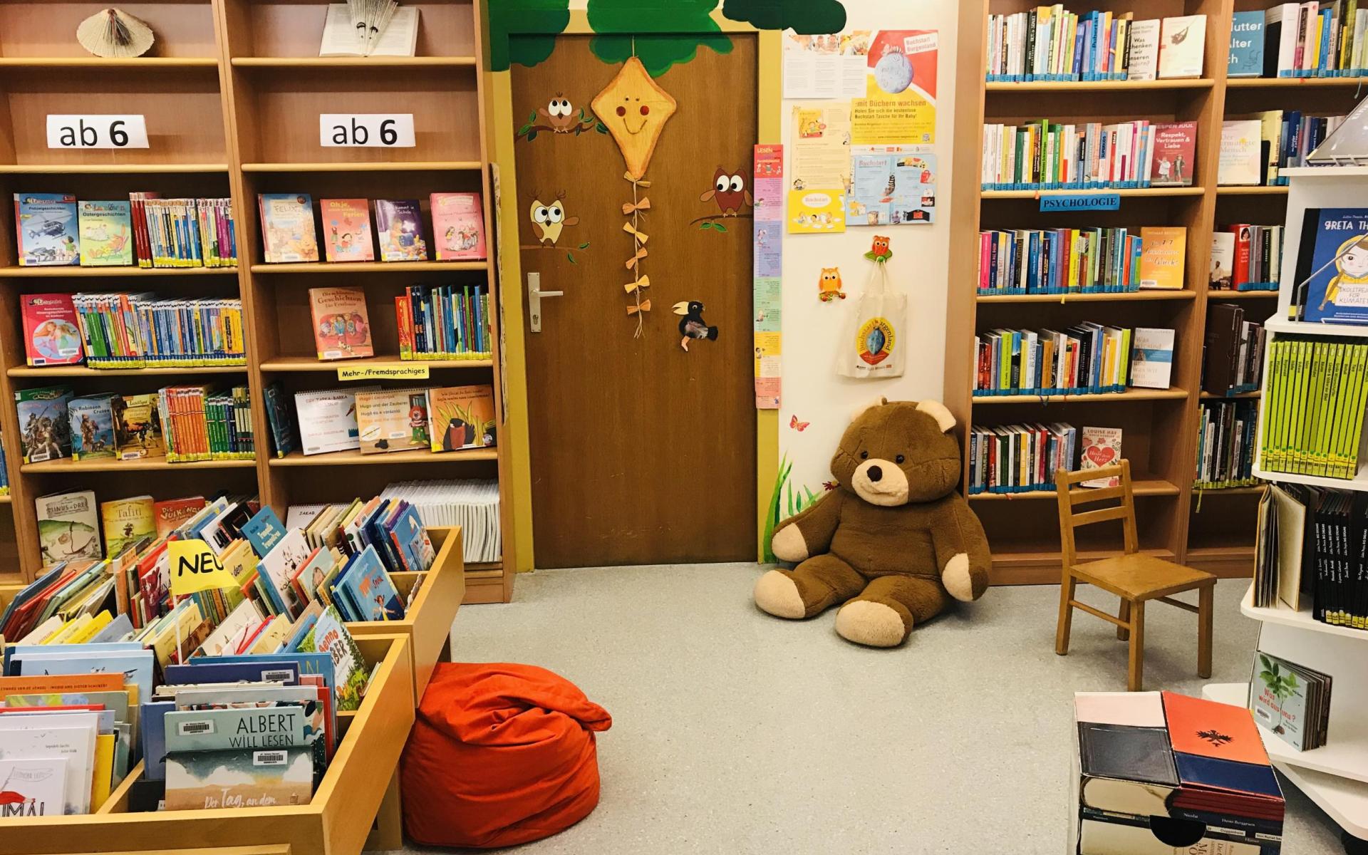 Ak Bücherei Oberwart Kinderbereich