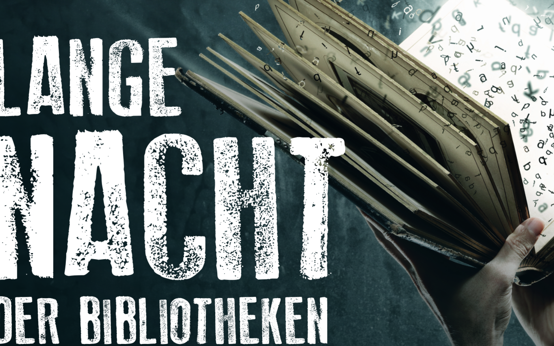 Plakat Lange nacht der Bibliotheken