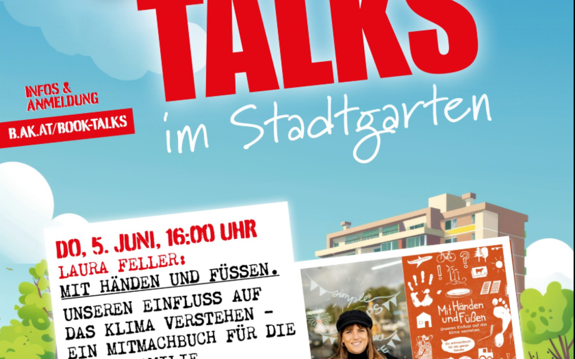 Plakat Book-Talks Laura Feller
