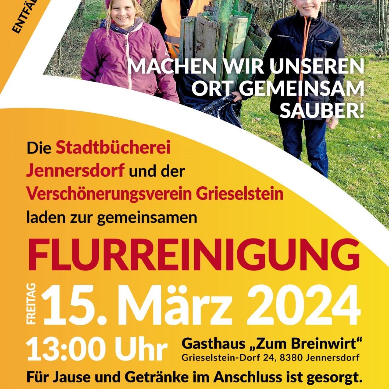 Plakat Flurreinigung