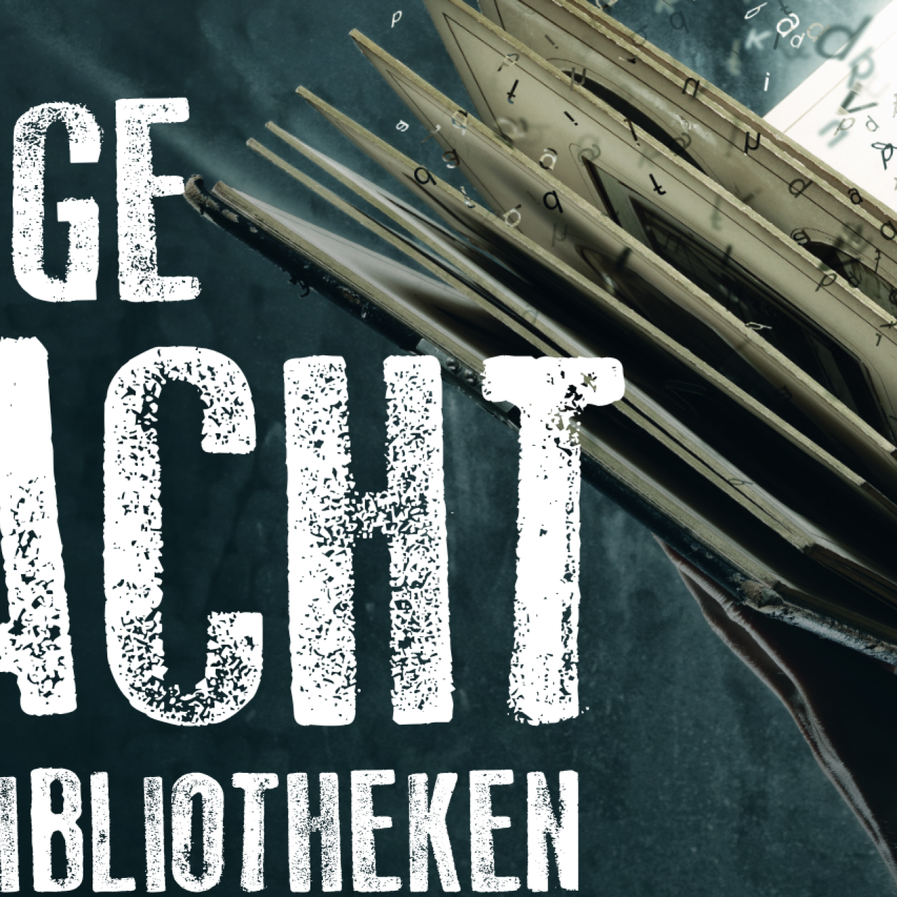 Plakat Lange nacht der Bibliotheken