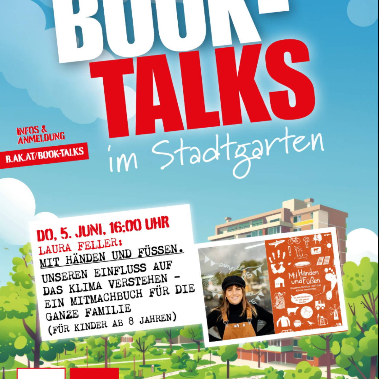 Plakat Book-Talks Laura Feller